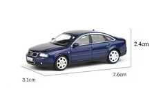 Load image into Gallery viewer, XCARTOYS 1:64 Navy Blue A6 C5 Sedan Classic Sports Model Diecast Metal Car New Collection
