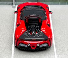 Load image into Gallery viewer, SH 1:64 Red Novitec SF90 Hard Top Racing Sports Model Diecast Metal Car New Collection
