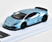 Load image into Gallery viewer, MJ 1:64 Ice Blue Huracan LP610 Sports Model Diecast Resin Car New Collection
