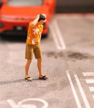 Load image into Gallery viewer, 1:64 Painted Figure Mini Model Miniature Diorama Sand Pet Street Boy Girl Man Collection
