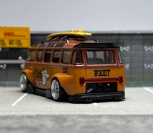 Load image into Gallery viewer, LMLF 1:64 Brown VW T1 RWB Van Bus Camper Kombi Model Diecast Metal Car New Collection

