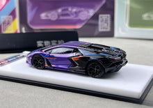 Load image into Gallery viewer, YS 1:64 Purple Revuelto Sports Model Diecast Metal Car New Collection
