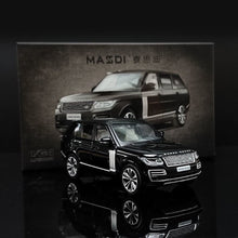 Load image into Gallery viewer, Masdi 1:64 2020 Black Range Rover SUV ORV Sports Model Diecast Metal Car New Collection
