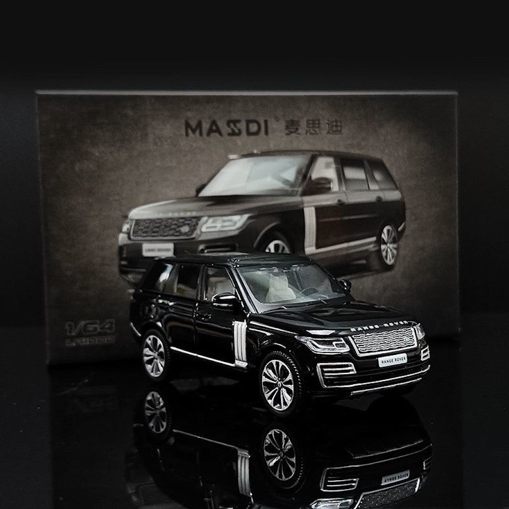 Masdi 1:64 2020 Black Range Rover SUV ORV Sports Model Diecast Metal Car New Collection