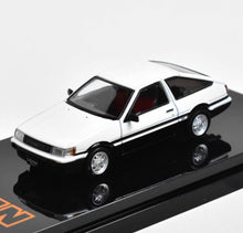 Load image into Gallery viewer, HJ64 1:64 White Corolla Levin AE86 Sports Model Diecast Metal Car New Collection
