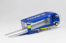 Load image into Gallery viewer, GCD 1:64 Blue Fuso Fighter Outriggers Raised Truck Model Diecast Metal Car New
