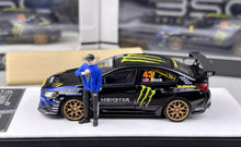 Load image into Gallery viewer, BSC 1:64 Impreza STI WRC06 Ken Block Sports Figure Model Diecast Metal Car New
