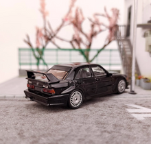 Load image into Gallery viewer, 1:64 SEEKER Black 190E 2.5-16 Evolution Sports Model Diecast Metal Car New

