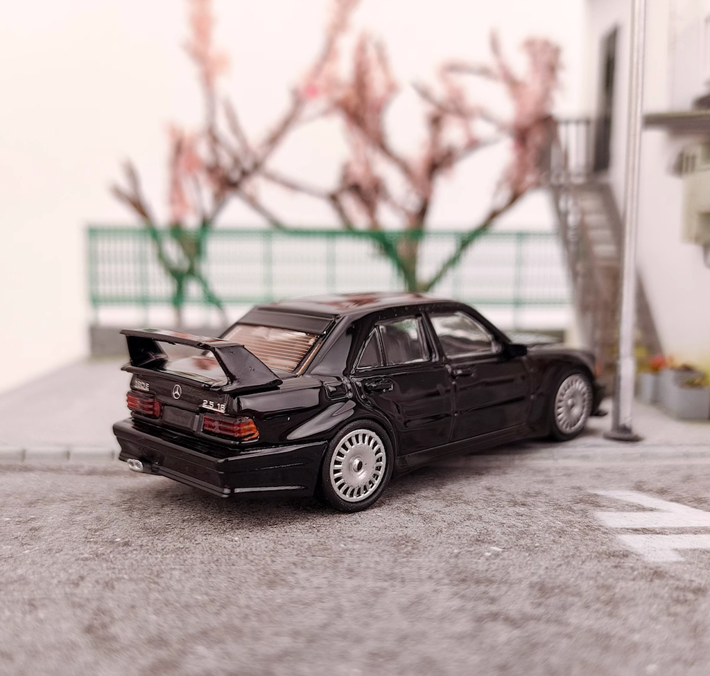 ★京商 1/64 ベンツ 190E EVOLUTION Ⅱ ポルシェ 934 1:64 SEEKER Black 190E 2.5-16 Evolution Sports Model Diecast Metal