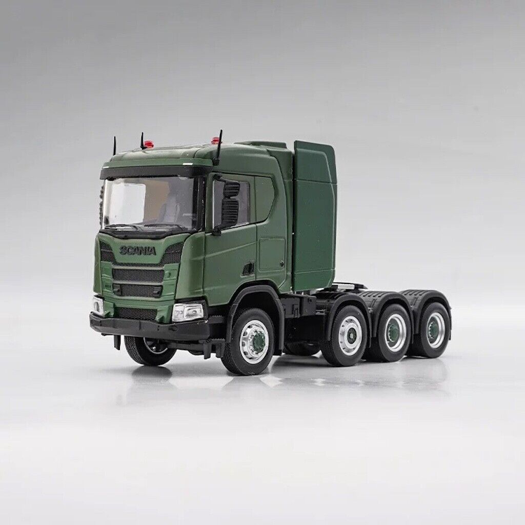 Masdi 1:64 Green Scania R650 Truck Head Cab Model Diecast Metal Car New Collection