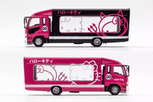Load image into Gallery viewer, GCD 1:64 Pink Fuso Fighter Outriggers Raised Truck Model Diecast Metal Car New Collection
