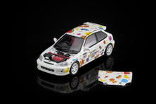 Load image into Gallery viewer, MH 1:64 White Civic EK9 Happy Children's Day Sport Model Diecast Metal Car New Collection
