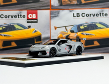 Load image into Gallery viewer, Fine 1:64 Gray C8 LB Widebody Sports Model Diecast Metal Car New Collection
