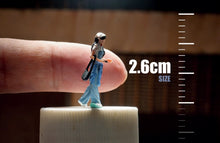Load image into Gallery viewer, 1:64 Painted Figure Model Miniature Resin Diorama Toy Sand Walking Pretty Girl
