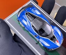 Load image into Gallery viewer, U2 1:64 Blue FXXK EVO #67 Super Racing Sports Model Diecast Resin Car New Collection
