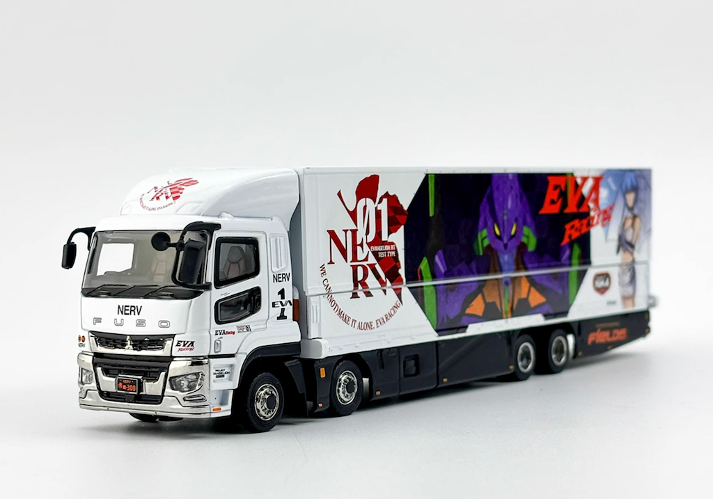 Tarmac 1:64 Fuso Super Great EVA Racing Truck Model Diecast Metal Car New Collection