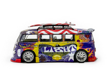Load image into Gallery viewer, Liberty 1:64 Art Graffiti VW T1 Kombi Van Camper Model Diecast Metal Car New Collection
