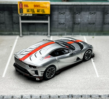 Load image into Gallery viewer, TOC 1:64 Silver 812C Coupe Racing Sports Model Diecast Metal Car BN

