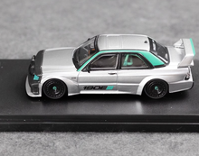 Load image into Gallery viewer, RM 1:64 Silver 190E W201 Evo II Sports Sedan Model Diecast Metal Car New Collection
