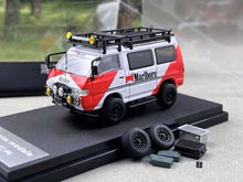 Load image into Gallery viewer, Autobots 1:64 Red 4WD Delica L300 Camper Van Sports Model Diecast Metal Car
