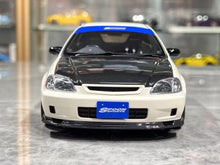 Load image into Gallery viewer, MH 1:18 White Civic Type R EK9 Spoon B16B Vtec Engine Model Diecast Metal Car
