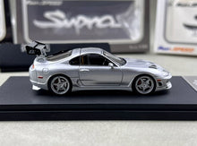 Load image into Gallery viewer, FS 1:64 Silver Supra A80 Targa Convertible Sports Model Diecast Metal Car New Collection
