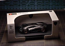 Load image into Gallery viewer, Bburago 1:64 Black Terzo Millennio Sports Model Diecast Metal Car New Collection
