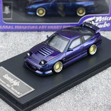 Load image into Gallery viewer, MT 1:64 Purple Silvia S13 180SX Spirit Sports Model Diecast Metal Car New Collection

