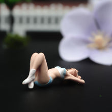 Load image into Gallery viewer, 1:64 Painted Figure Model Miniature Resin Diorama Sand Lying Posture Beauty Toy New
