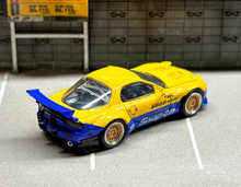 Load image into Gallery viewer, Master 1:64 JDM Yellow RX7 FD Pandem Racing Sports Model Diecast Metal Car New Collection
