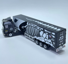 Load image into Gallery viewer, CC 1:64 Black Dinosaur Scania Container Truck Model Diecast Metal Car New Collection
