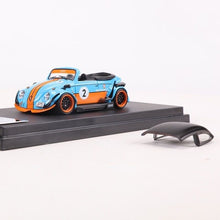 Load image into Gallery viewer, HKM 1:64 RWB Gulf Beetle VW Convertible Sports Model Diecast Metal Car
