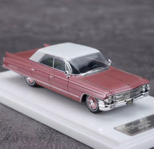 Load image into Gallery viewer, MK 1:64 Pink White Top Deville Muscle Lowrider Sports Model Diecast Metal Car
