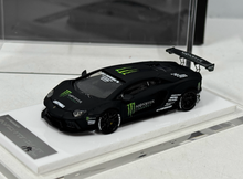 Load image into Gallery viewer, Onemodel 1:64 Black LP700 Aventador LB Monster Sports Model Diecast Resin Car
