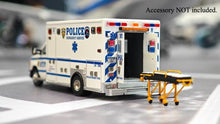 Load image into Gallery viewer, 1:64 596 White E450 Ambulance Police Emergency Van Model Diecast Metal Car New Collection
