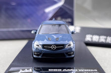 Load image into Gallery viewer, King 1:64 Blue C63 AMG W204 Sedan Sports Model Diecast Metal Car New Collection
