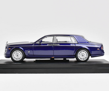 Load image into Gallery viewer, SW 1:64 Blue Phantom VII Luxury Sedan Sports Model Diecast Metal Car New
