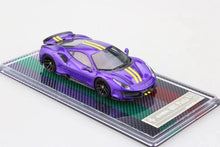 Load image into Gallery viewer, U2 1:64 Purple Novitec 488 Pista Racing Sports Model Diecast Resin Car Box New
