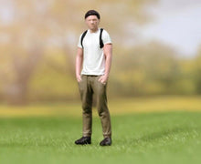 Load image into Gallery viewer, 1:64 Painted Figure Model Miniature Resin Diorama Sand Man Standing Casual Suit New Collection
