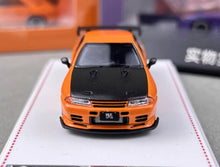Load image into Gallery viewer, FH 1:64 Orange Skyline GTR R32 Top Secret Sports Model Diecast Metal Car New Collection

