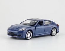Load image into Gallery viewer, CCA 1:43 Blue Panamera Racing Sports Model Toy Diecast Metal Car BN
