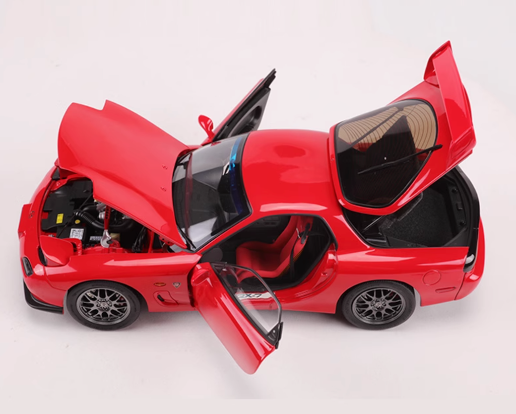 1/18 マツダ RX-7 FD 赤Spirit R polar master 1/18 マツダ RX-7 FD 赤