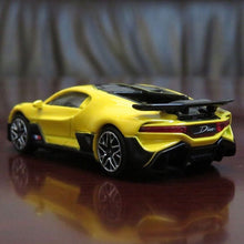 Load image into Gallery viewer, JKM 1:64 Yellow Bugatti Divo Racing Sports Model Toy Diecast Metal Car BN
