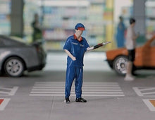 Load image into Gallery viewer, 1:64 Painted Figure Mini Model Miniature Resin Diorama Sand Refueling Worker Toy
