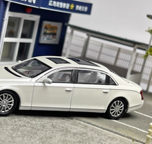 Load image into Gallery viewer, SH 1:64 White 62S Maybach Super Luxury Sedan Model Diecast Metal Car
