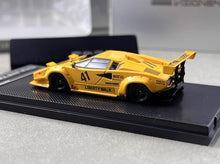 Load image into Gallery viewer, Vision 1:64 Yellow Countach LP5000 LB #41 Sports Model Diecast Metal Car New Collection
