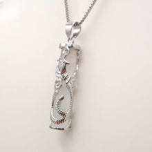 Load image into Gallery viewer, Nature Jade Phoenix Pendant Necklace Gift Jewelry charm Blessing Lucky Fortune r
