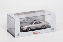 Load image into Gallery viewer, RM 1:64 Silver 560 SEC AMG W126 Coupe Sports Model Diecast Metal Car New Collection
