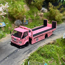 Load image into Gallery viewer, CC 1:64 Pink H300 #23 Custom Tow Flatbed Truck Model Diecast Metal Car New Collection
