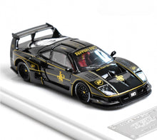 Load image into Gallery viewer, DK 1:64 APA Black F40 Racing Sports Model Diecast Metal Car New Collection
